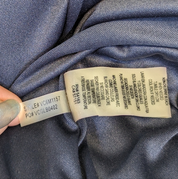 Vince Camuto Pleated Sleeveless Floral Mini Dress Green and Blue Roses - Picture 12 of 13